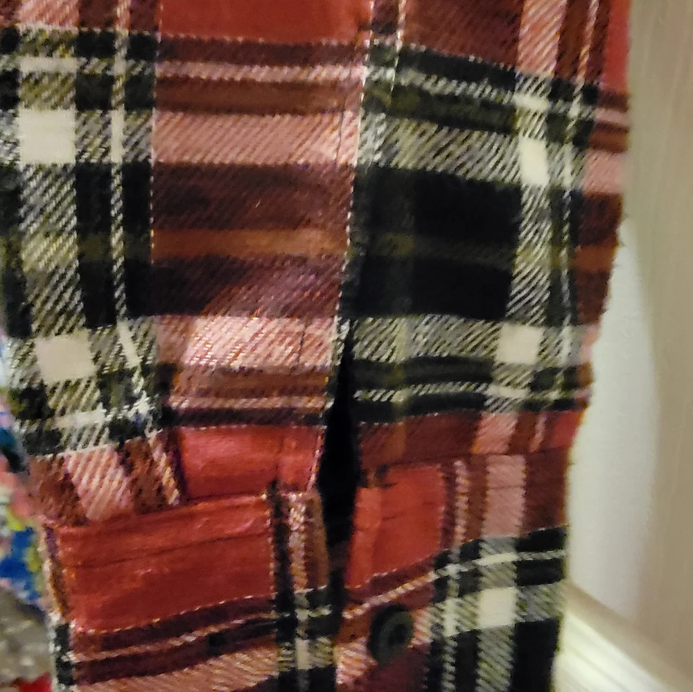 Micros Flannel Hood Jacket Girls‎ XL